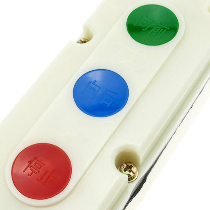 Caja de control con 3 pulsadores momentáneos 1NO 1NC LA5821-1