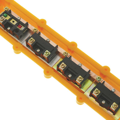 Caja de 2+2+2+2 pulsadores momentáneos y 2 conmutadores de la serie COB