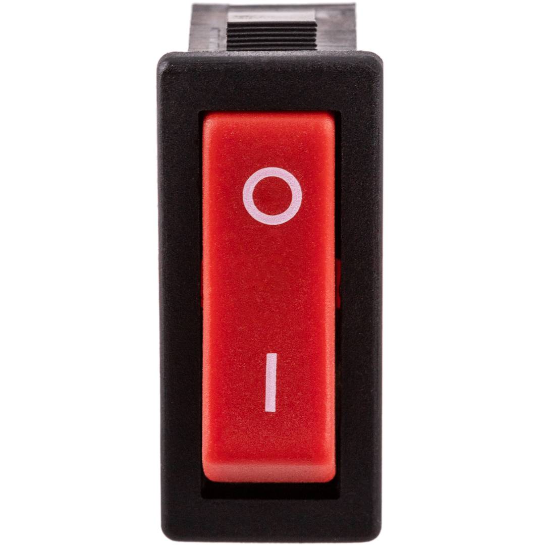 Interruptor basculante rojo SPST 2 pin