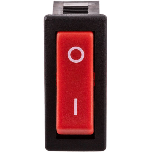 Interruptor basculante rojo SPST 2 pin