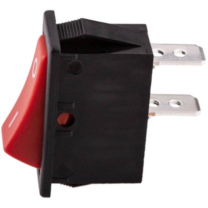 Interruptor basculante rojo SPST 2 pin