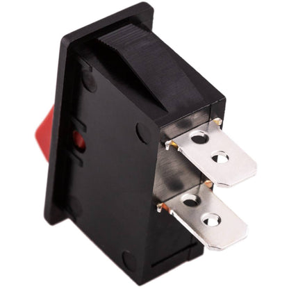 Interruptor basculante rojo SPST 2 pin