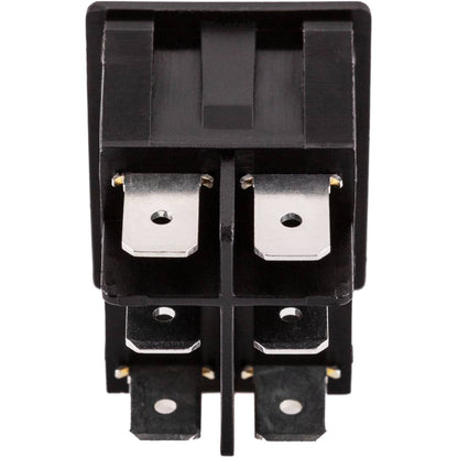 Interruptor conmutador basculante rojo luminoso DPDT 6 pin