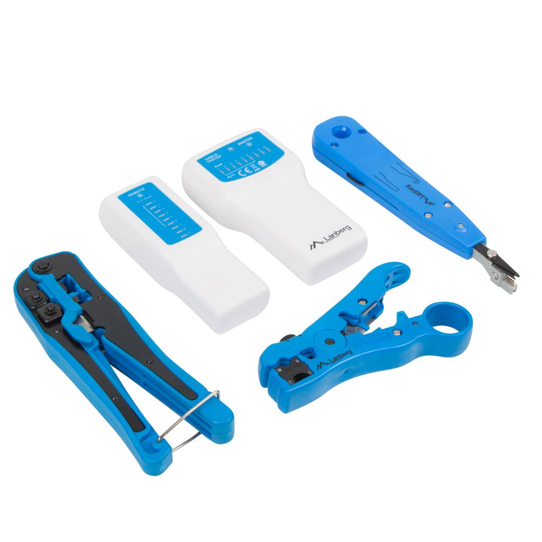 Set Herramienta Lanberg Network Universal y Cable Tester