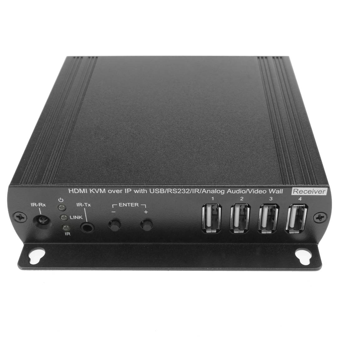 Extensor de HDMI AUDIO USB RS232 IR por cable UTP Cat.5e y Cat.6