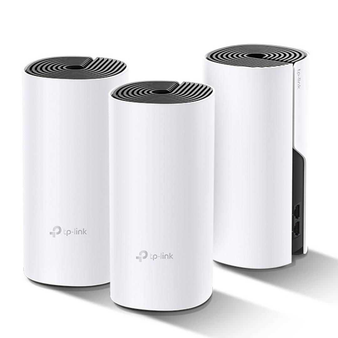 Sistema WiFi Mesh Híbrido TP-Link Deco P9 AC1200+AV1000. Pack de 3 unidades