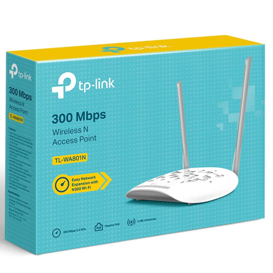 Punto de Acceso Inalámbrico TP-Link TL-WA801N a 300 Mbps