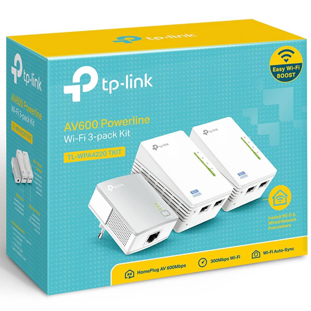 Powerline Homeplug PLC TP-Link TL-WPA4220 TKit AC600