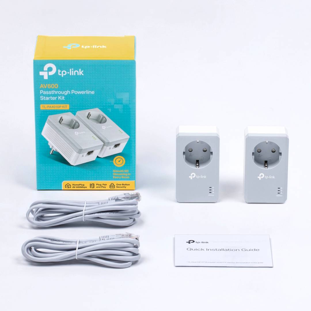 Powerline Homeplug PLC TP-Link TL-PA4010P KIT a 600 Mbps