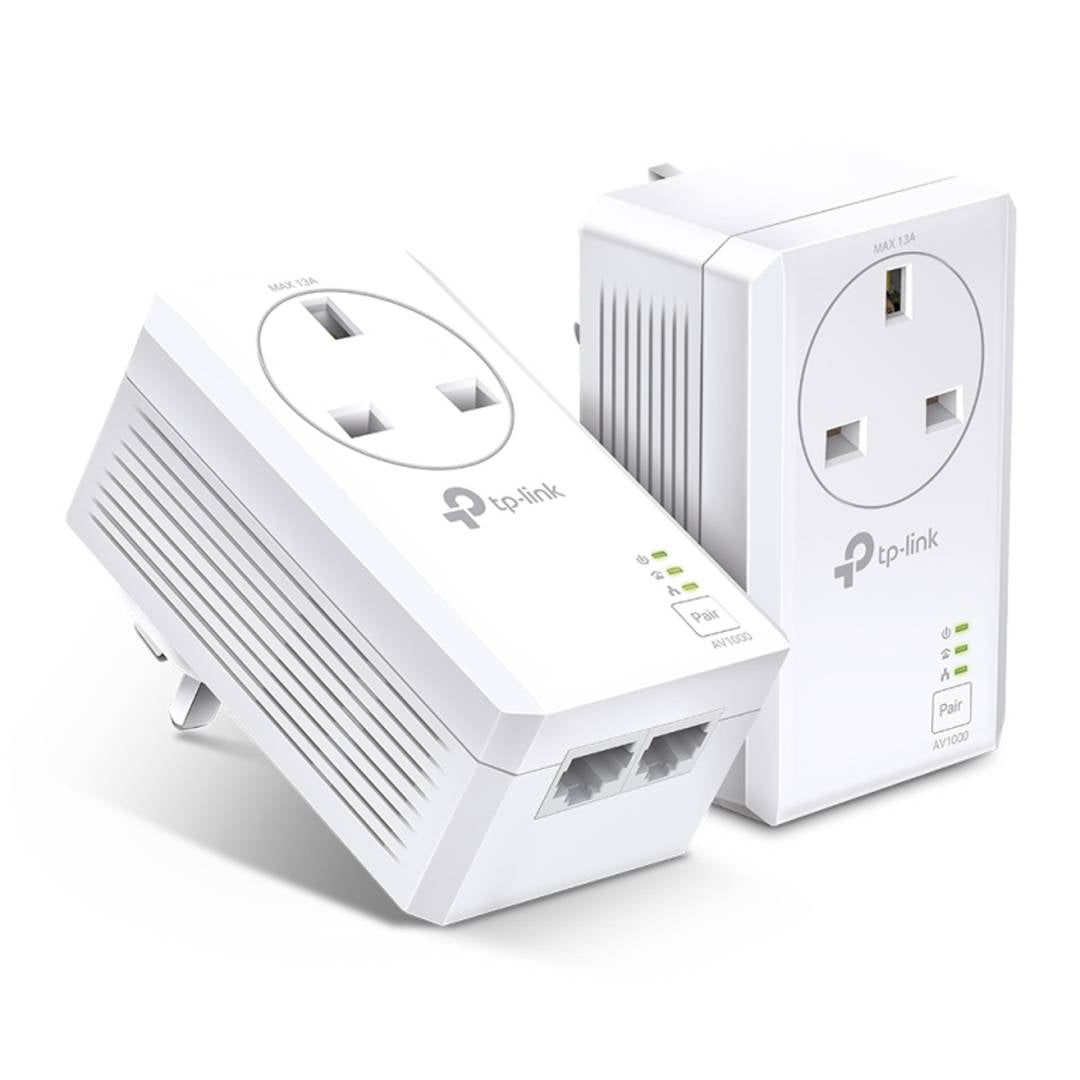 Kit de 2 puertos gigabit AV1000 de TP-Link TL-PA7027P KIT