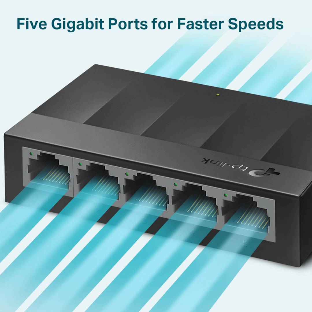 Switch TP-Link LS1005G de 5 puertos Gigabit