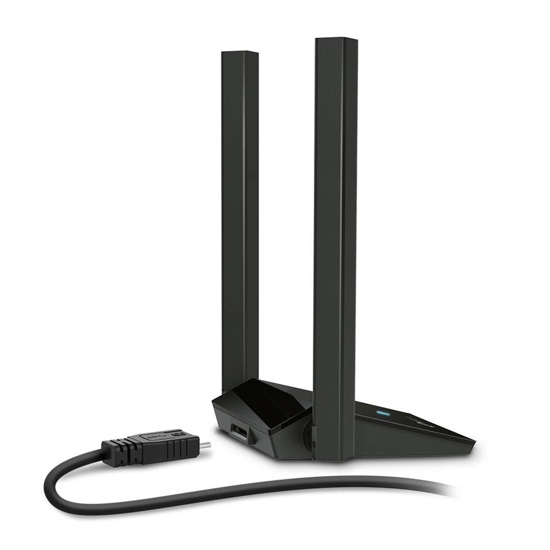 Adaptador Wi-Fi USB AX1800 con dos antenas de TP-Link Archer TX20U Plus