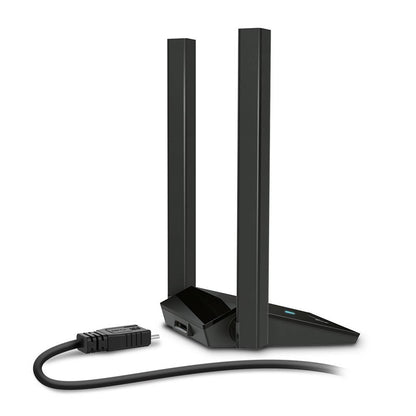 Adaptador Wi-Fi USB AX1800 con dos antenas de TP-Link Archer TX20U Plus