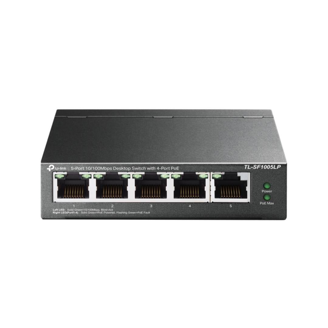 Switch de escritorio de 5 puertos 10/100 Mbps de TP-LINK TL-SF1005LP