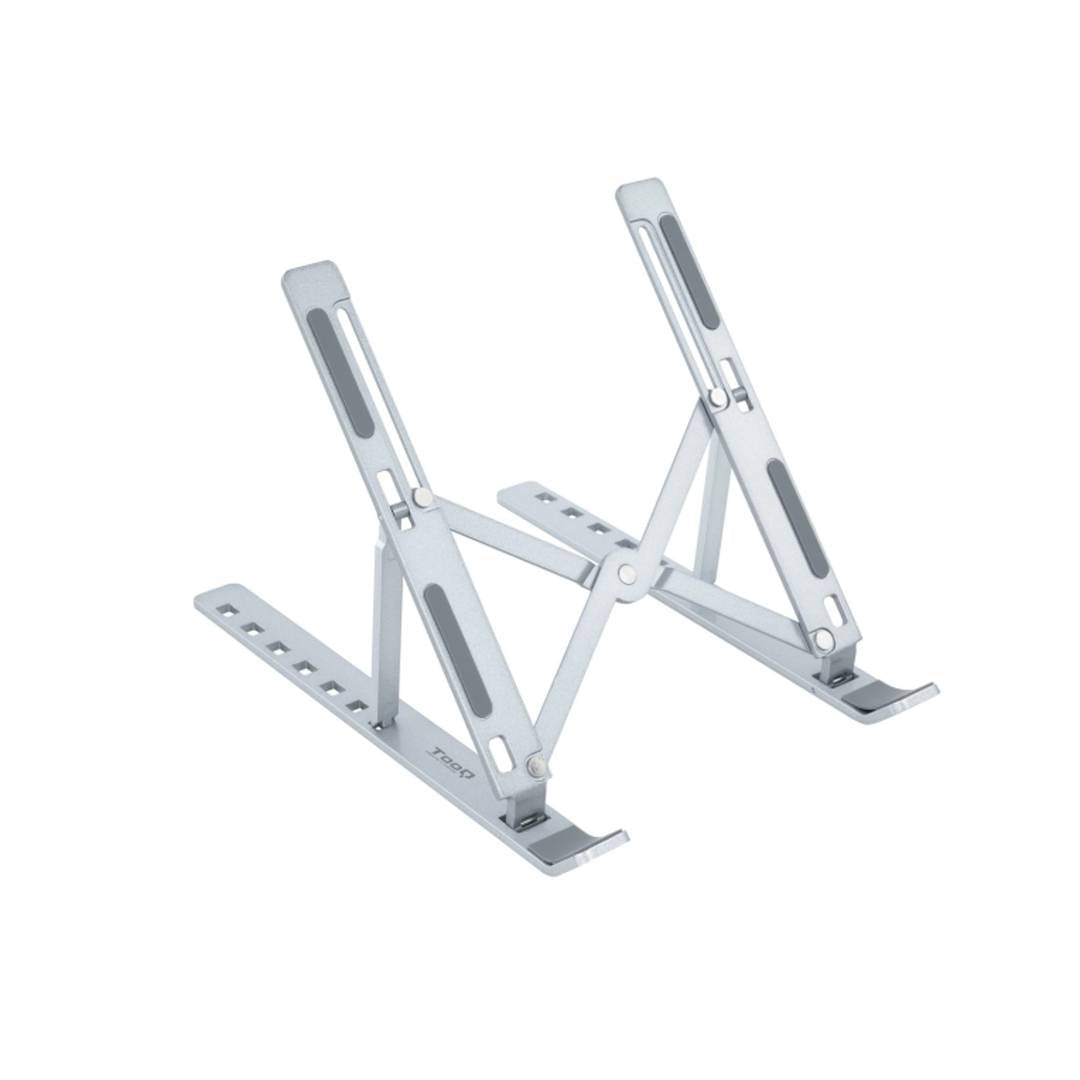 Soporte elevador para portátiles y tablets de aluminio plegable TooQ TQLRS0035-AL