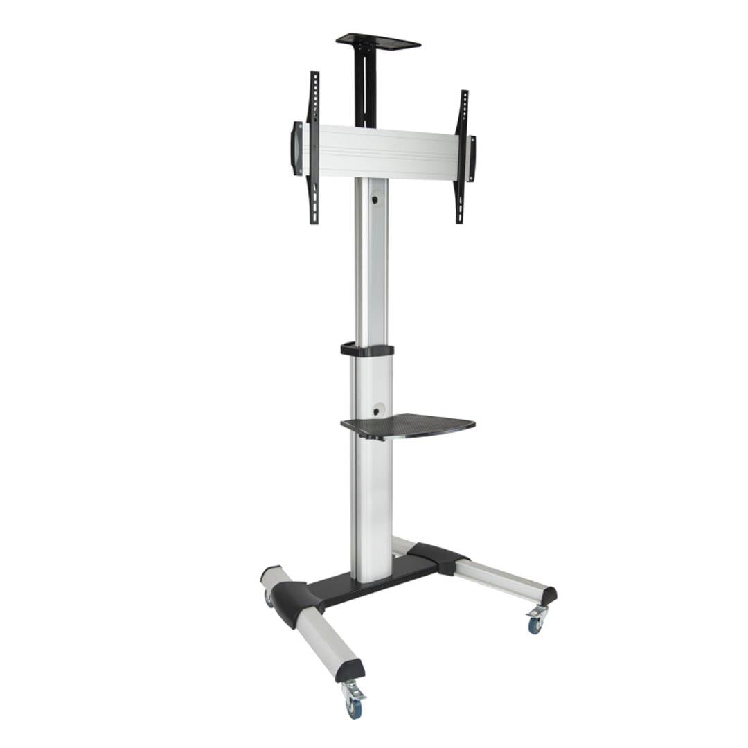 Soporte de suelo TooQ para pantalla de 37' - 70' VESA 600x400 de aluminio color plata FS1870M-B