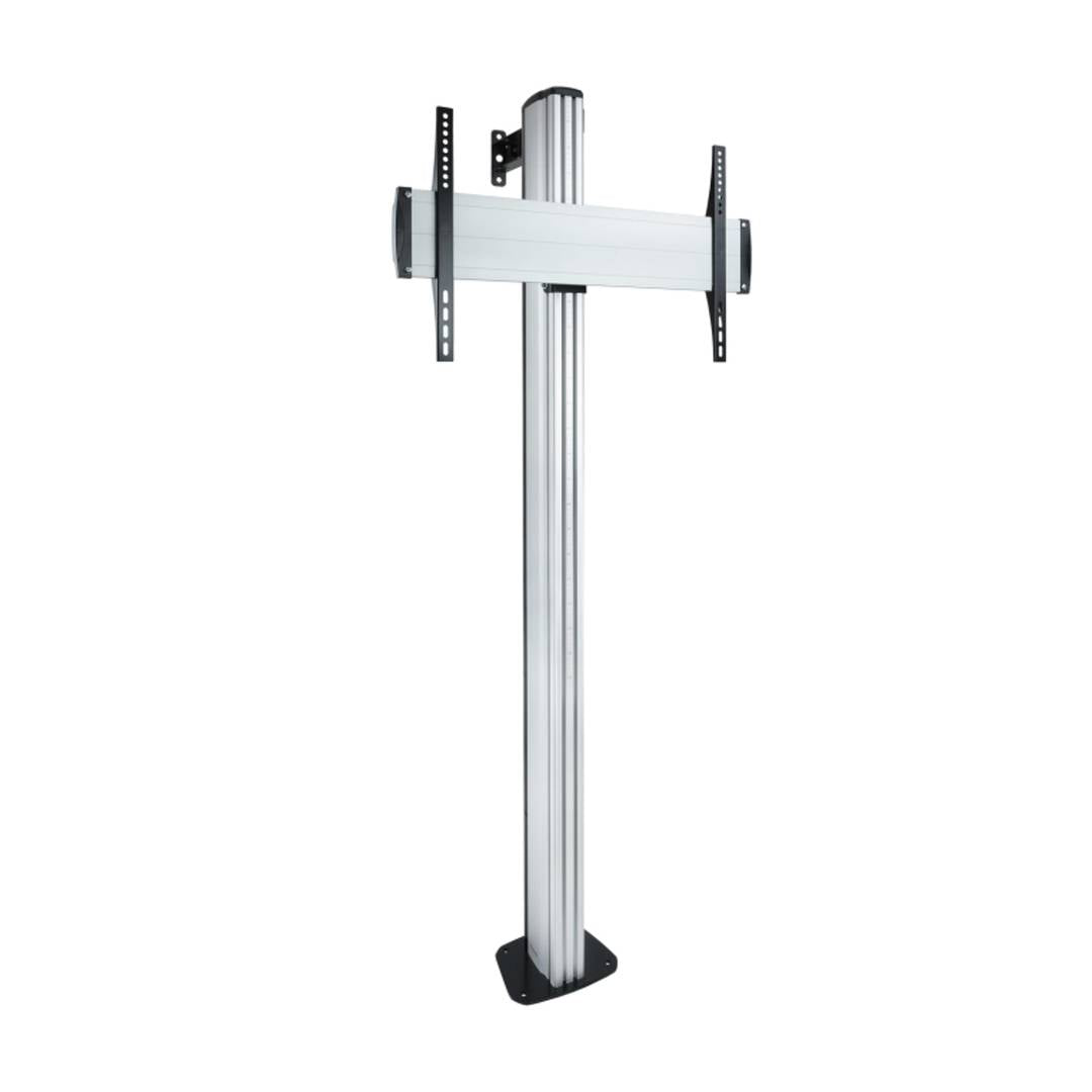 Soporte de suelo fijo TooQ para pantalla de 37' - 70' VESA 600x400 de aluminio color plata FS2270M-B