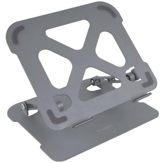 Soporte ajustable portátil elevador de aluminio para portátiles color gris TooQ TQLRS0012-AL-G