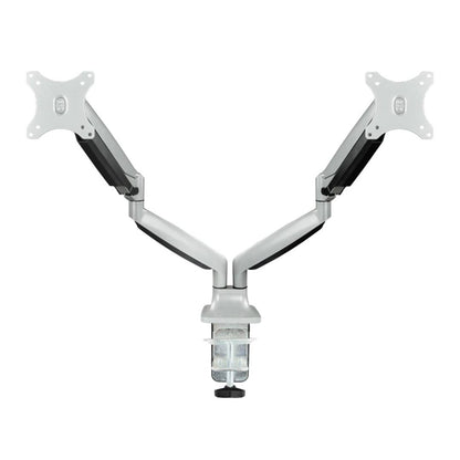 Soporte de mesa ajustable TooQ para 2 pantallas de 13' - 32' VESA75x75 hasta 100x100 mm DB3132TNR-S