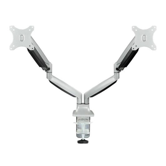 Soporte de mesa ajustable TooQ para 2 pantallas de 13' - 32' VESA75x75 hasta 100x100 mm DB3132TNR-S