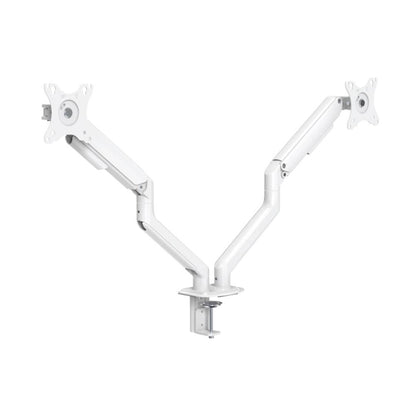 Soporte de mesa ajustable TooQ para 2 pantallas de 13' - 32' VESA75x75 hasta 100x100 mm DB4132TNR-W