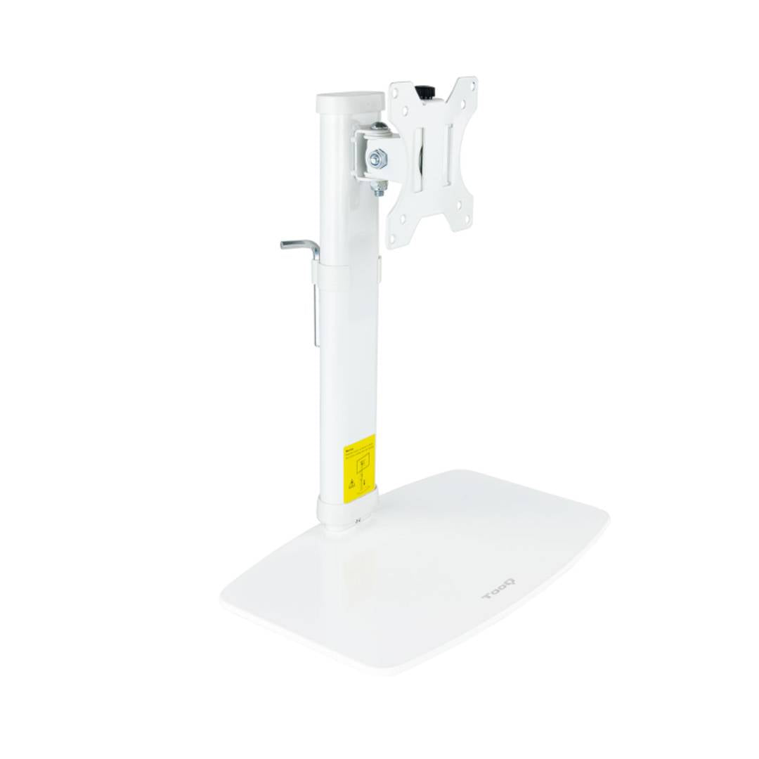 Soporte de mesa ajustable TooQ para pantallas de 17' - 27' VESA75x75 hasta 100x100 mm DB1127TN-W