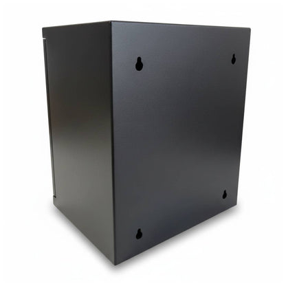Armario rack mural 10' 6U 310x280x370mm con bandeja TENRack GO montado