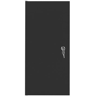 Armario Rack mural 10' 12U F310 280x310x603mm pared desmontado DIY negro Lanberg