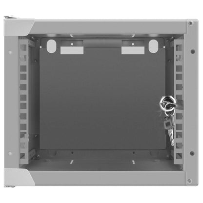 Armario Rack mural 10' 4U F310 280x310x247mm pared desmontado DIY blanco Lanberg