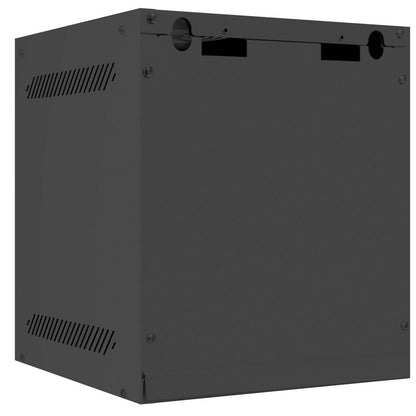 Armario Rack mural 10' 6U F310 280x310x336mm pared desmontado DIY negro Lanberg