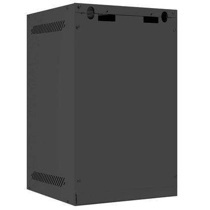 Armario Rack mural 10' 9U F310 280x310x469mm pared desmontado DIY negro Lanberg