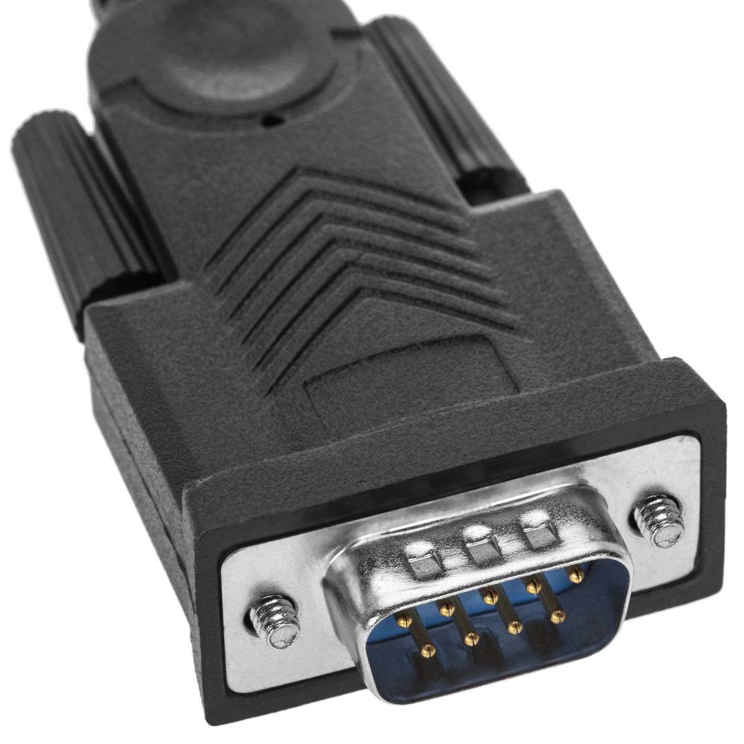 Cable USB a RS232 de 1 puerto DB9 macho de 1,5m