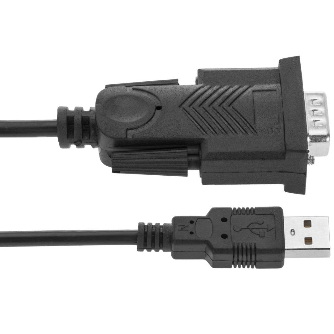 Cable USB a RS232 de 1 puerto DB9 macho de 1,5m