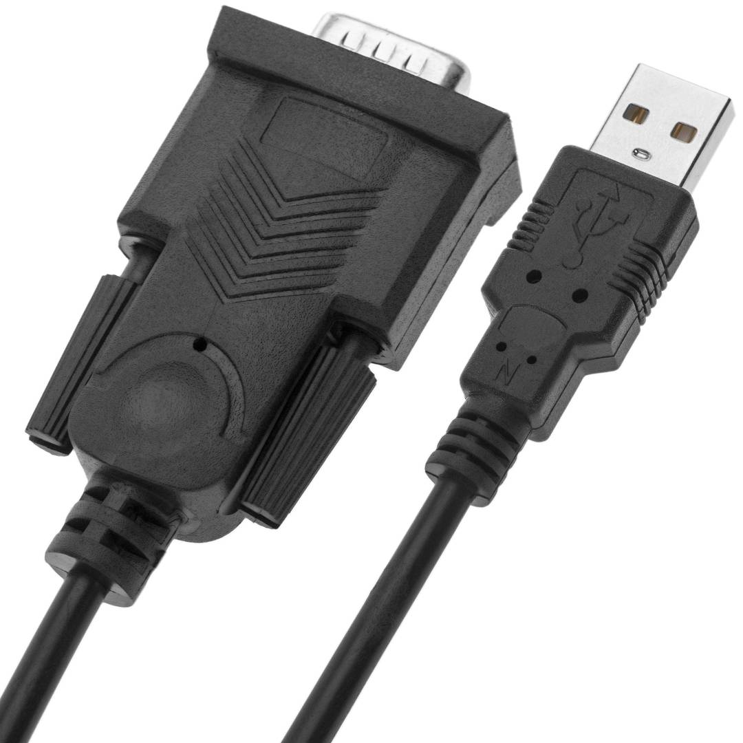 Cable USB a RS232 de 1 puerto DB9 macho de 1,5m