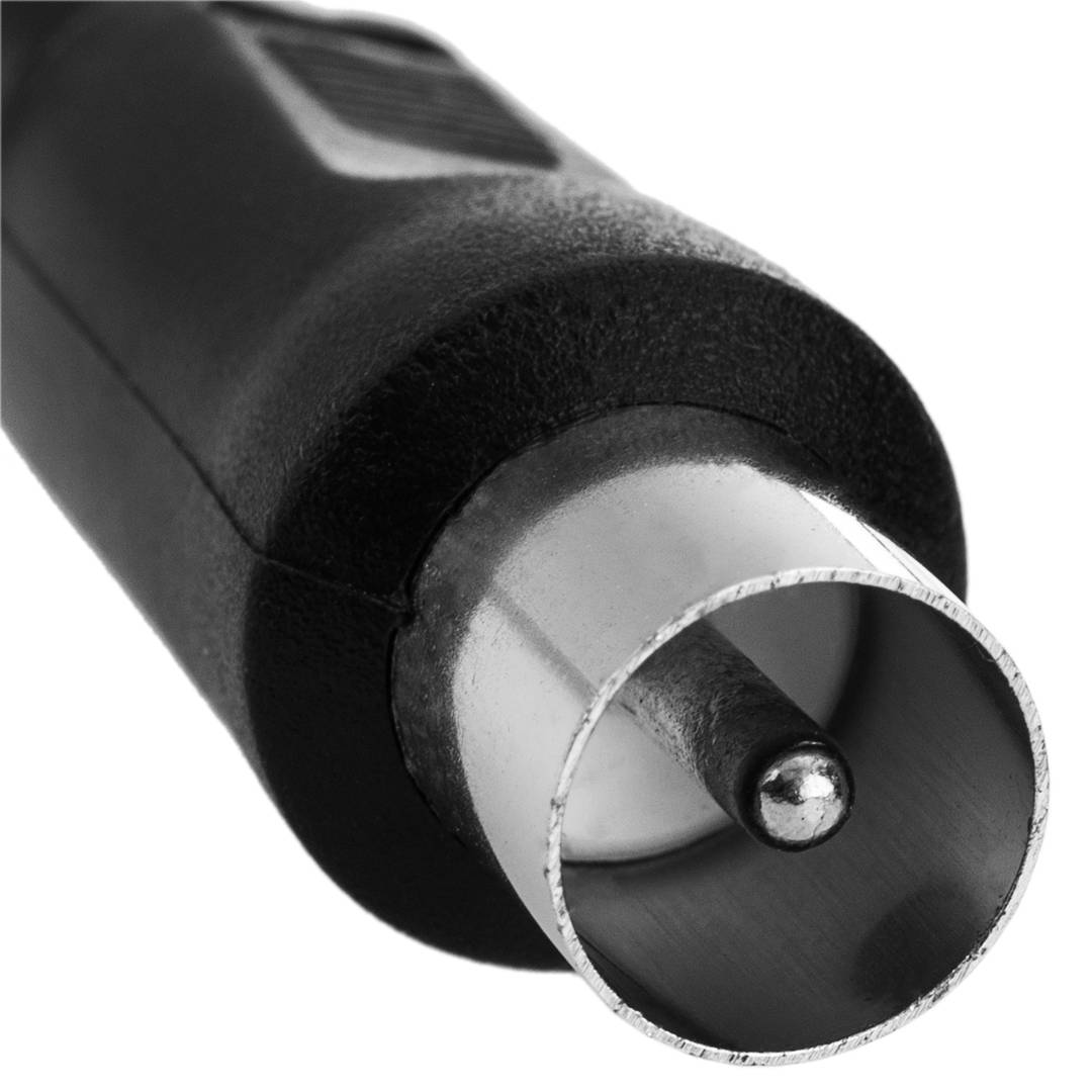 Cable Coaxial Antena TV 75 Ohms (5.0m/Negro)