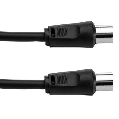 Cable Coaxial Antena TV 75 Ohms (5.0m/Negro)