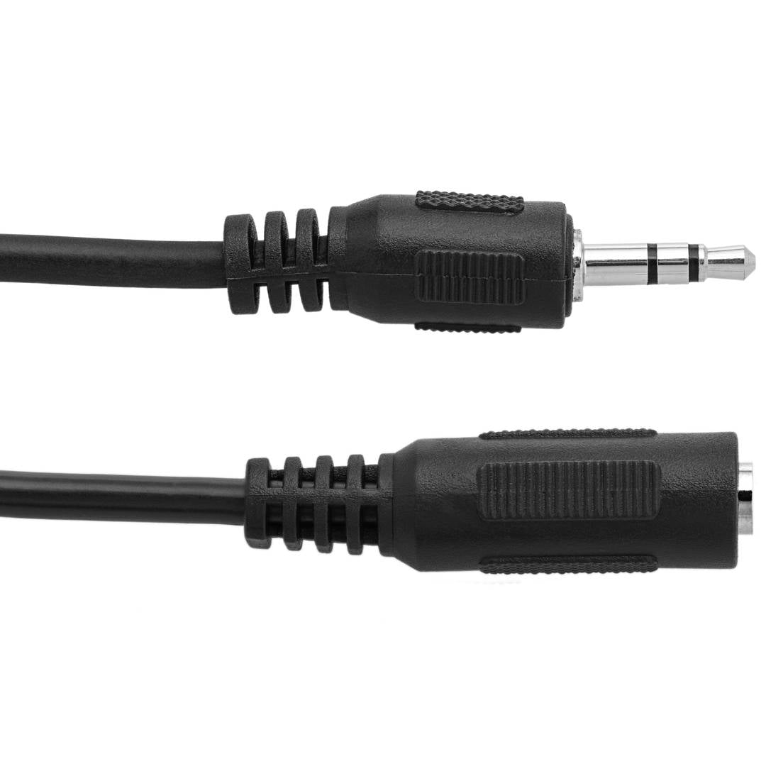 Cable Audio Stereo MiniJack 3.5 M/H 5m