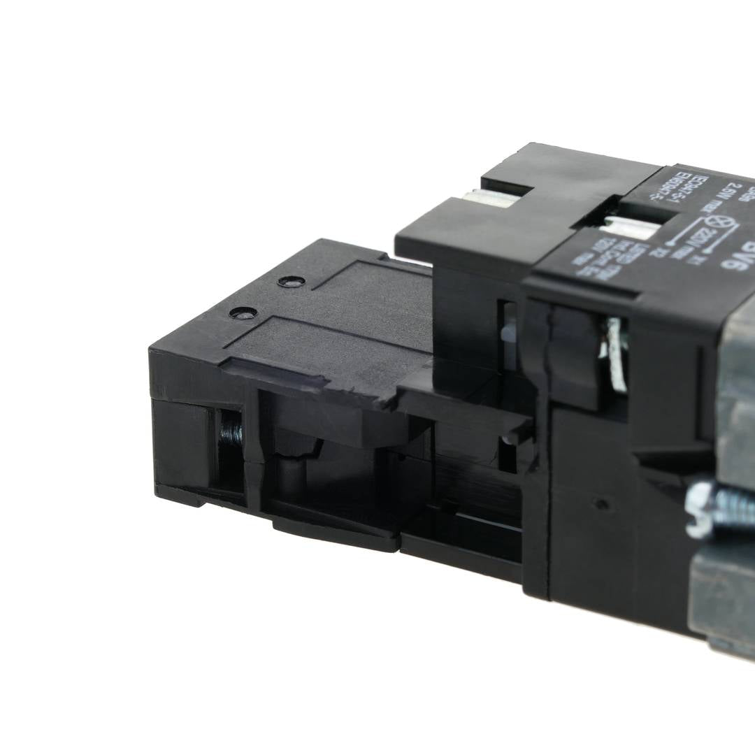 Pulsador de enganche 22mm 220V 10A con bloqueo y luz LED azul