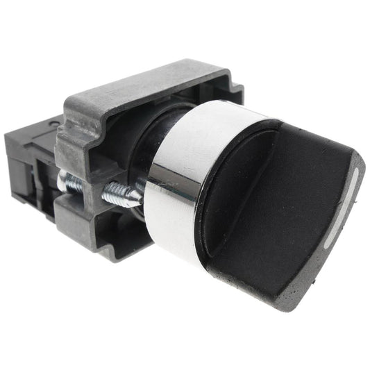 Selector rotatorio momentáneo 22mm 1NO 220V 10A normal abierto
