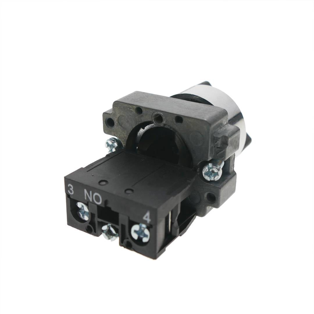 Selector rotatorio momentáneo 22mm 1NO 220V 10A normal abierto