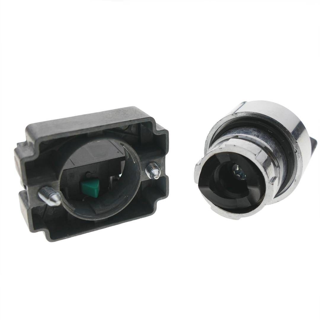 Selector rotatorio momentáneo 22mm 1NO 220V 10A normal abierto