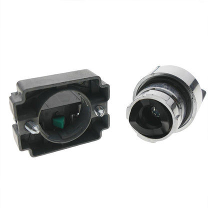 Selector rotatorio momentáneo 22mm 1NO 220V 10A normal abierto