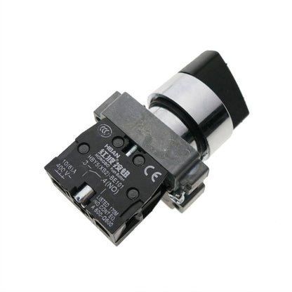 Selector rotatorio momentáneo 22mm 1NO 220V 10A normal abierto