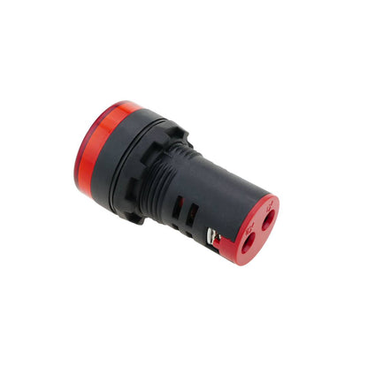 Luz piloto LED de 22 mm para paneles de control 220 VAC rojo