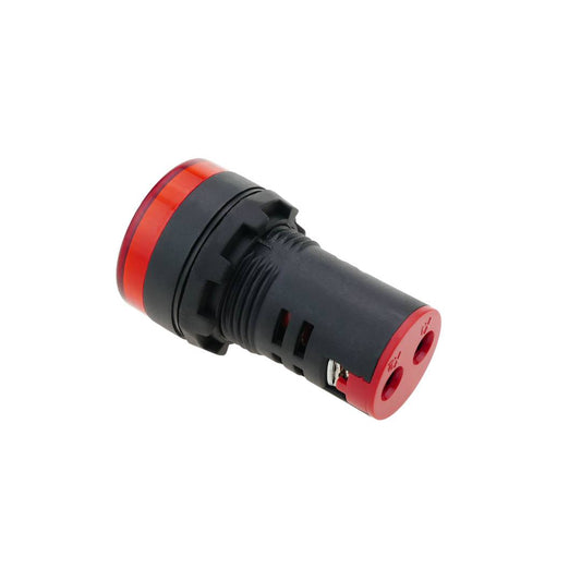 Luz piloto LED de 22 mm para paneles de control 220 VAC rojo