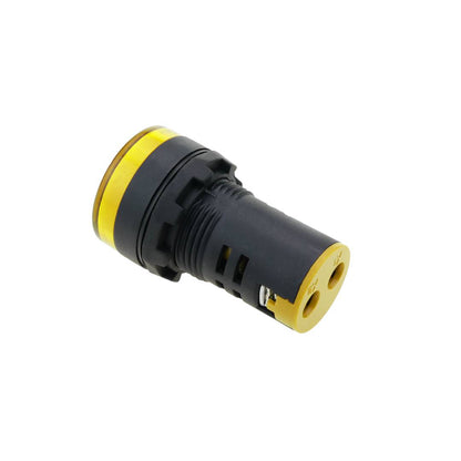 Luz piloto LED de 22 mm para paneles de control 220 VAC amarillo