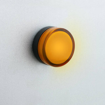 Luz piloto LED de 22 mm para paneles de control 220 VAC naranja