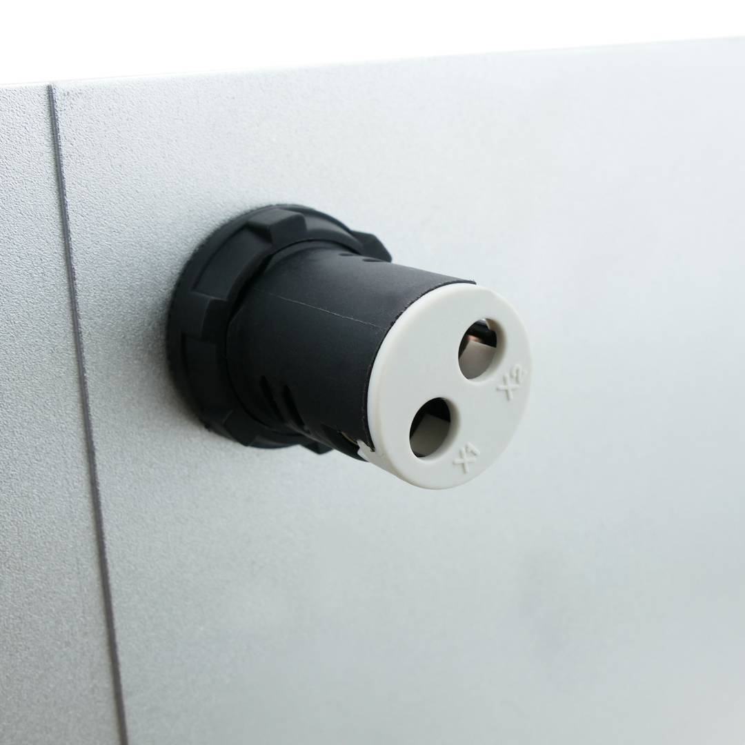 Luz piloto LED de 22 mm para paneles de control 220 VAC blanco
