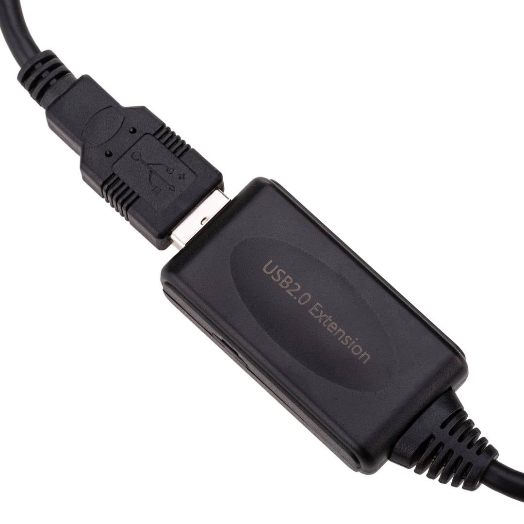Cable prolongador USB 2.0 extensión 5m A-macho a A-hembra