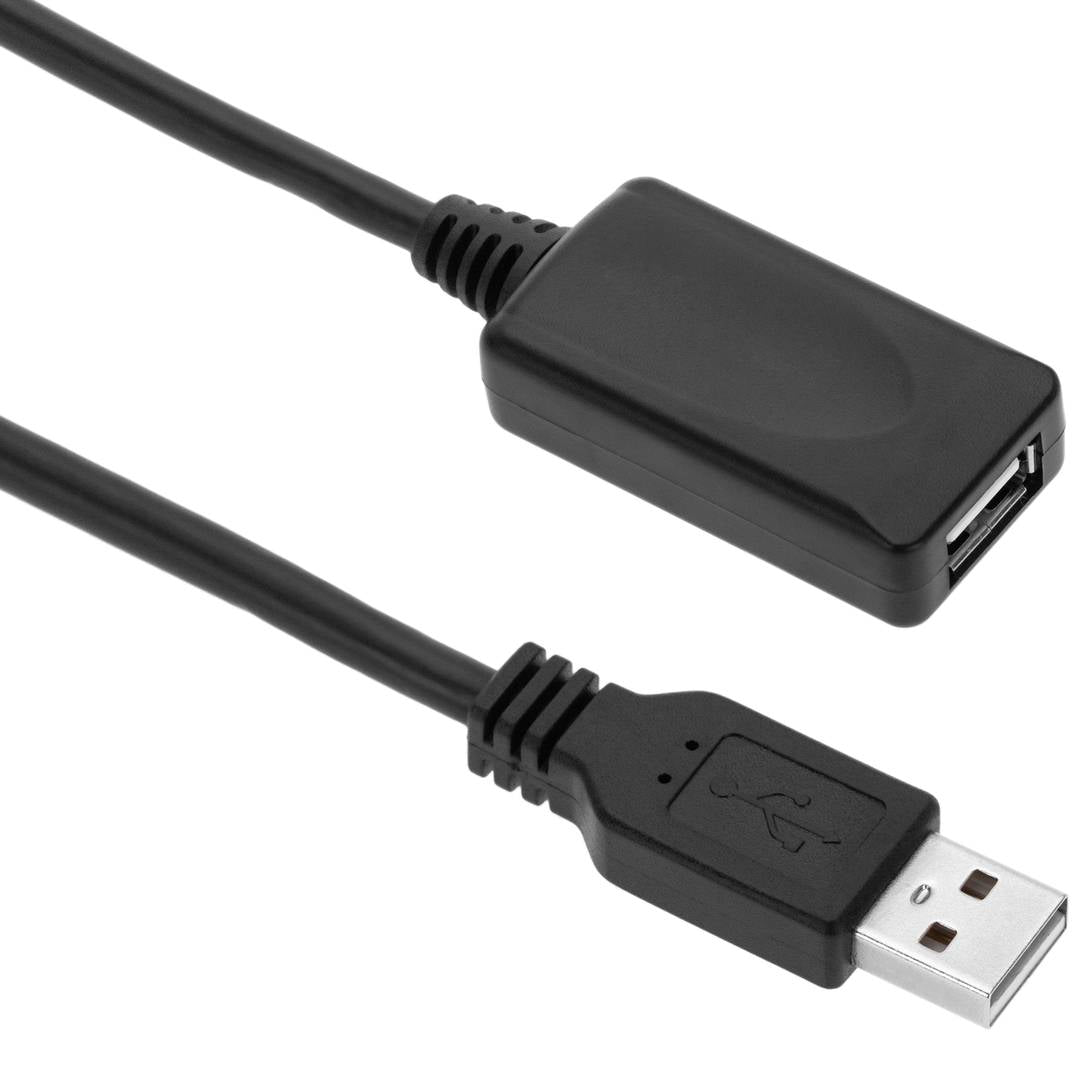 Cable prolongador USB 2.0 extensión 10m A-macho a A-hembra